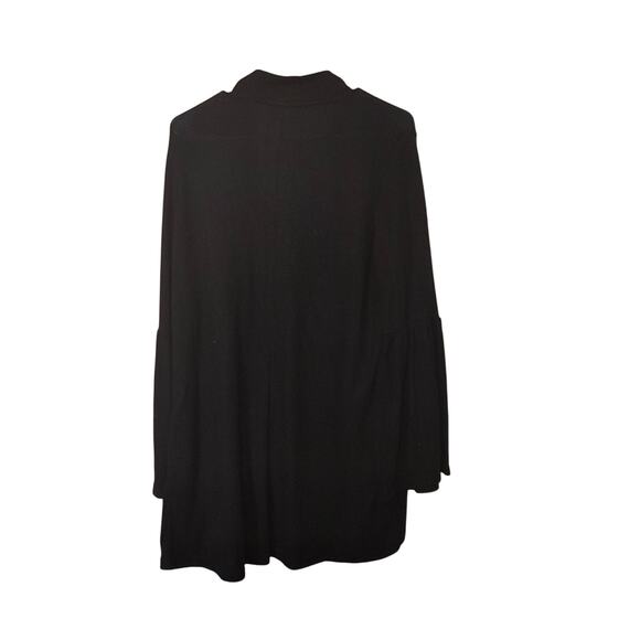 Gilligan & Omalley Size Medium Large M/L Black NWT New Open Duster Sweater - Picture 2 of 10